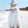 火凤凰-慕欧美沙滩衣开衫老鹰图案印花比基尼外罩衫显瘦长袖