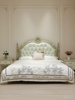 法式主卧美式轻奢实木床，1.8米双人床主卧欧式雕花，公主床品牌婚床