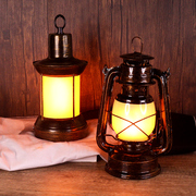 led充电酒吧台灯复古创意，清吧氛围灯户外营地，装饰马灯煤油灯桌灯