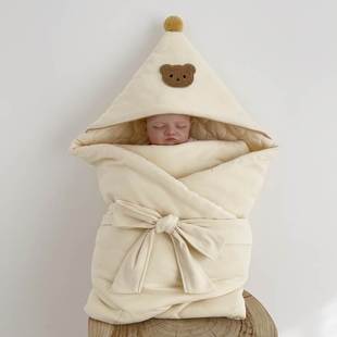 为了许多汉堡包新生婴儿纯棉，你抱被新生儿，宝宝用品包巾盖毯待产包