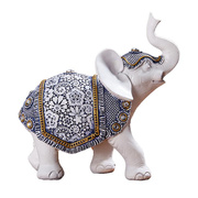大象树脂工艺品摆件欧式东南亚风格时尚，创意家居轻奢摆件