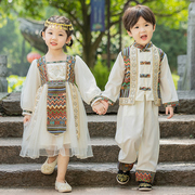 速发少数民族服装男童傣族，服儿童异域风情洋装，西双版纳西域公