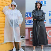 时尚雨衣外套男女加厚旅行非一次性雨披成人便携防水连体套装通用
