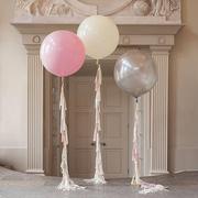 ins网红气球流苏彩带，装饰波波球漂空，气球装饰纸流苏拉花生日装饰