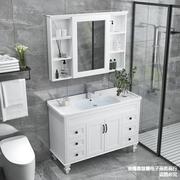 浴室柜组合卫生间洗手池，洗脸面盆柜家用小户型洗漱台落地式卫浴柜