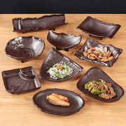 密胺餐具盘子商用餐厅饭店专用盘仿瓷碟子塑料凉菜小菜碟防摔创意