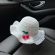 女宝宝帽子夏季透气大帽檐，遮阳渔夫帽可爱婴儿，公主帽出游防晒草帽