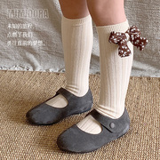 儿童袜子春秋款宝宝过膝袜，长筒袜新生儿婴儿长袜女童中筒袜秋季棉