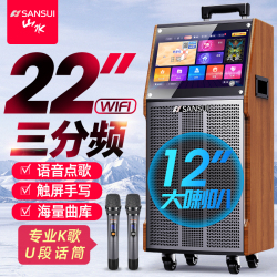 山水ta126广场舞音响带显示屏话筒