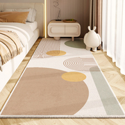 奶油风卧室床边地毯秋冬季房间地垫客厅毛绒毯(毛，绒毯)高级感床前飘窗地垫