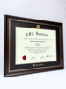 CFA毕业证书装裱框金融分析师证书实木框a2装裱框画框相框挂墙