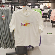 Nike/耐克短袖女装夏季透气休闲运动宽松短袖T恤 FB8192-133