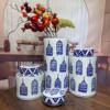 新中式青花陶瓷罐储物罐茶叶罐花瓶家居装饰圆罐样板房摆件厂
