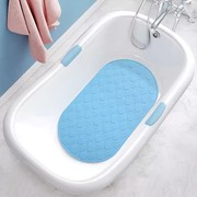 环保宝宝婴儿洗澡硅胶地垫无味浴盆防滑垫儿童浴室卫生间淋浴垫子