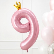 大号数字铝箔气球40寸粉色韩式公主生日派对装饰布置儿童拍照
