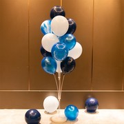 马卡龙(马卡龙)加厚气球，地飘立柱彩色多款桌飘儿童生日装饰品场景布置汽球