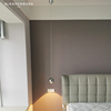 床头小吊灯简约现代创意时尚长线灯饰北欧温馨球形极简设计房间灯