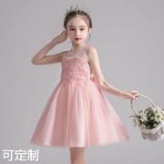 童装礼服公主裙，2023夏季小女孩，钢琴演出服女童纱裙连衣裙