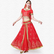 印度舞服装宝莱坞西域风情cos肚皮舞，舞台表演出服新疆舞民族服装