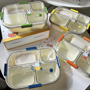 便当盒可爱饭盒学生上学上班族轻食可微波微波炉加热餐盒春游野餐