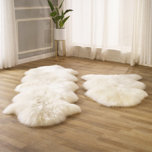 澳洲纯羊毛沙发垫飘窗垫床前客厅卧室地垫地毯椅垫坐垫毯皮型