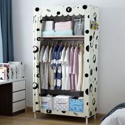 简易衣柜出租房用布艺，简约现代卧室经济型，单人组装加固家用布衣柜