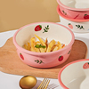墨色可爱空气炸锅烤碗烤箱，专用碗陶瓷，家用蒸蛋碗水果碗沙拉碗烤盘
