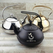 不锈钢茶壶商用烧烤店古典水壶中式风花茶壶餐饮泡茶壶烧水壶提梁