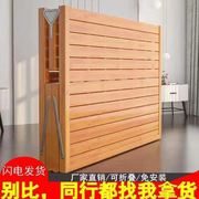 竹床折叠床单人双人午休简易午睡实木板成人，家用1.2米1.5硬板凉床