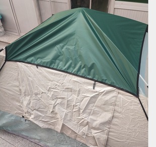 帐篷防雨顶盖配件 3-4人帐篷顶盖顶布防雨防晒遮阳外罩布户外用品
