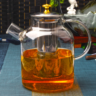 玻璃茶壶泡茶家用加厚耐高温泡，茶壶煮茶壶，单壶可加热茶具围炉煮茶