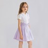 安奈儿童装女童夏装纯棉梭织背带裙半身裙短裙AG123510