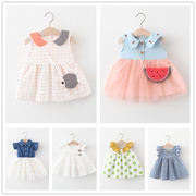 童装女童洋装夏款儿童小女孩裙子0一1-2-3岁婴儿女宝宝夏装洋派