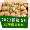 云南老树薄壳核桃2023新货麻皮，原味生核桃5斤装孕妇零食坚果散装