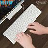 bow航世笔记本外接键盘有线台式电脑usb，无线小无声静音巧克力超薄