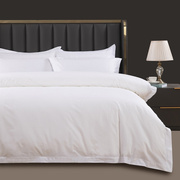 高档五星级酒店四件套，100支全棉纯白色宾馆专用床上用品，纯棉100%