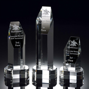 简洁 时尚 经典 水晶奖杯颁奖 团队比赛用高端奖品 定制