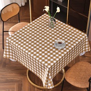 小清新桌布防水防油防烫免洗塑料PVC桌垫台布正方形餐桌布茶几布