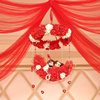 结婚婚房布置装饰创意婚礼用品，花球挂饰套餐，婚庆用品纱幔新房拉花