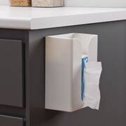 家用壁挂式纸巾盒厨房橱柜免打孔餐巾纸盒，厕所抽纸收纳卫生纸抽盒