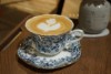 复古欧式宫廷风青花款拿铁咖啡杯碟下午茶牛奶麦片精致 家用陶瓷