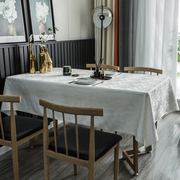速发桌布北欧现代轻奢圆桌布布艺，高档中式茶几，台布定制长方形餐桌