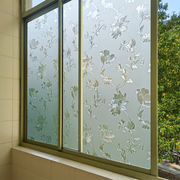 磨砂玻璃贴纸透光不透明卫生间浴室，窗户防窥遮光贴膜，窗花纸防走光