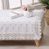 棉麻沙发靠背巾白色四季通用沙发盖布沙发巾，家用布艺纯色现代简约