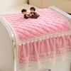 床头柜盖布防尘套网红公主现代简约皮床头柜罩U型蕾丝机洗可定制
