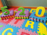加厚2cm儿童益智卡通泡沫地垫拼图宝宝爬行垫拼接毯垫子数字字母