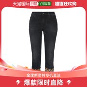 香港直邮潮奢jacobcohen女士，短款牛仔裤