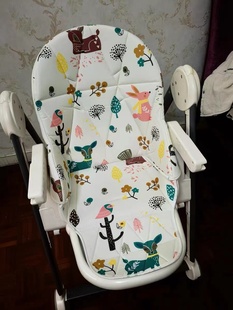 爱音c055儿童餐椅坐垫座垫套配件，五点安全带c009宝宝椅保暖垫适合