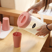 塑料冷水壶套装家用大容量，带盖果汁壶高温，耐热扎壶水杯凉白开水壶