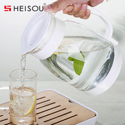 冷水壶玻璃耐热高温，防爆水瓶家用大容量凉白开，水杯茶壶套装凉水壶